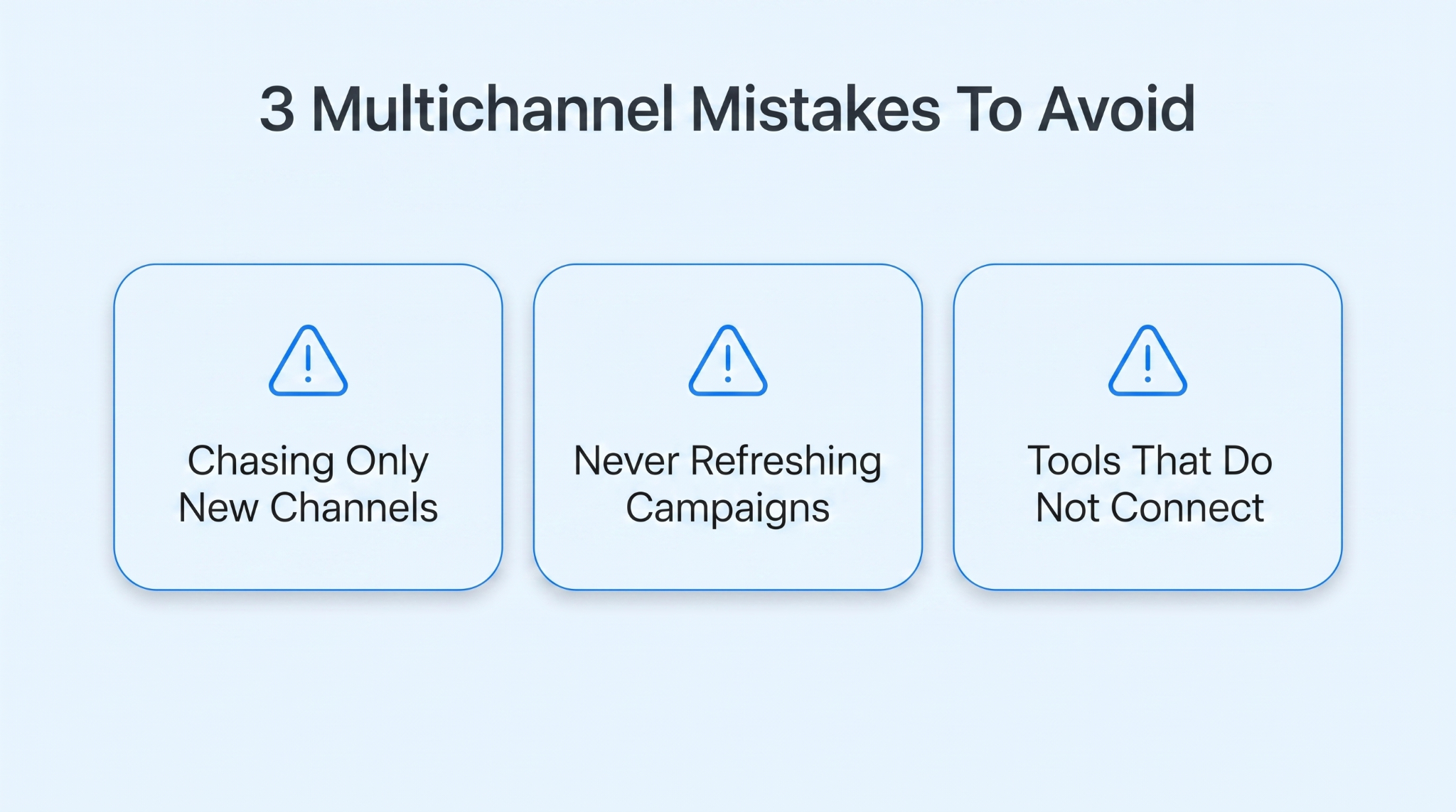 Multichannel Lead Generation - 3 Mistakes 