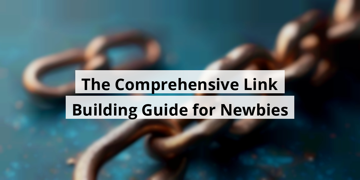 The Comprehensive Link Building Guide for Newbies
