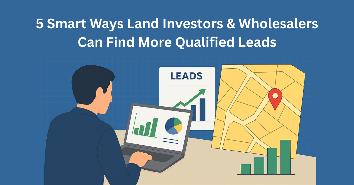 5 Smart Ways Land Investors & Wholesalers Can Find More Qualified Leads