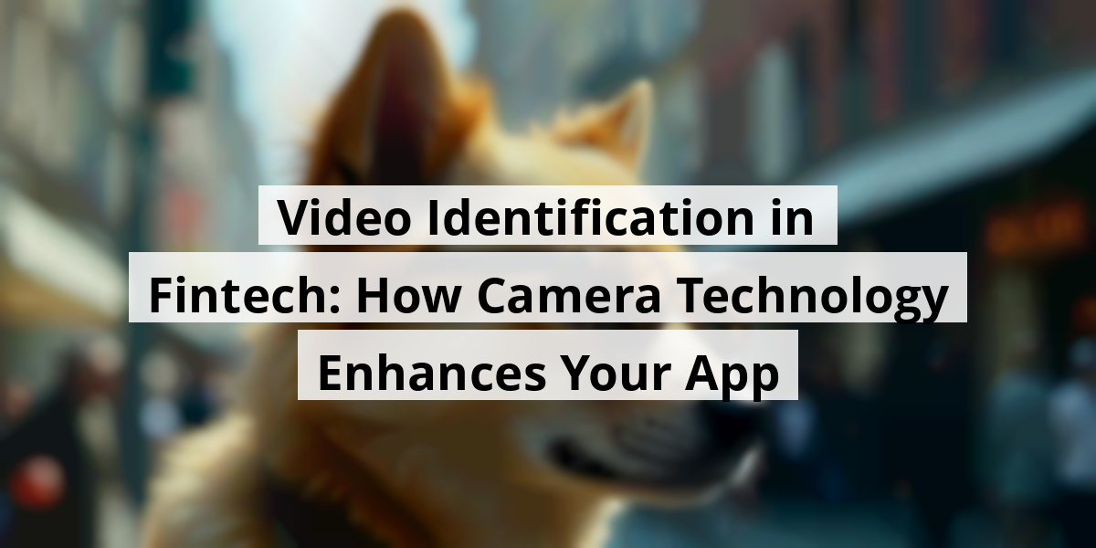 Video Identification in Fintech: How Camera Technology Enhances Your App